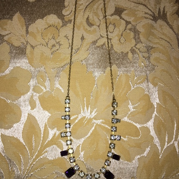 LOVELY vintage 60’s rhinestone necklace ✨🌟✨🤩✨ - Picture 2 of 2
